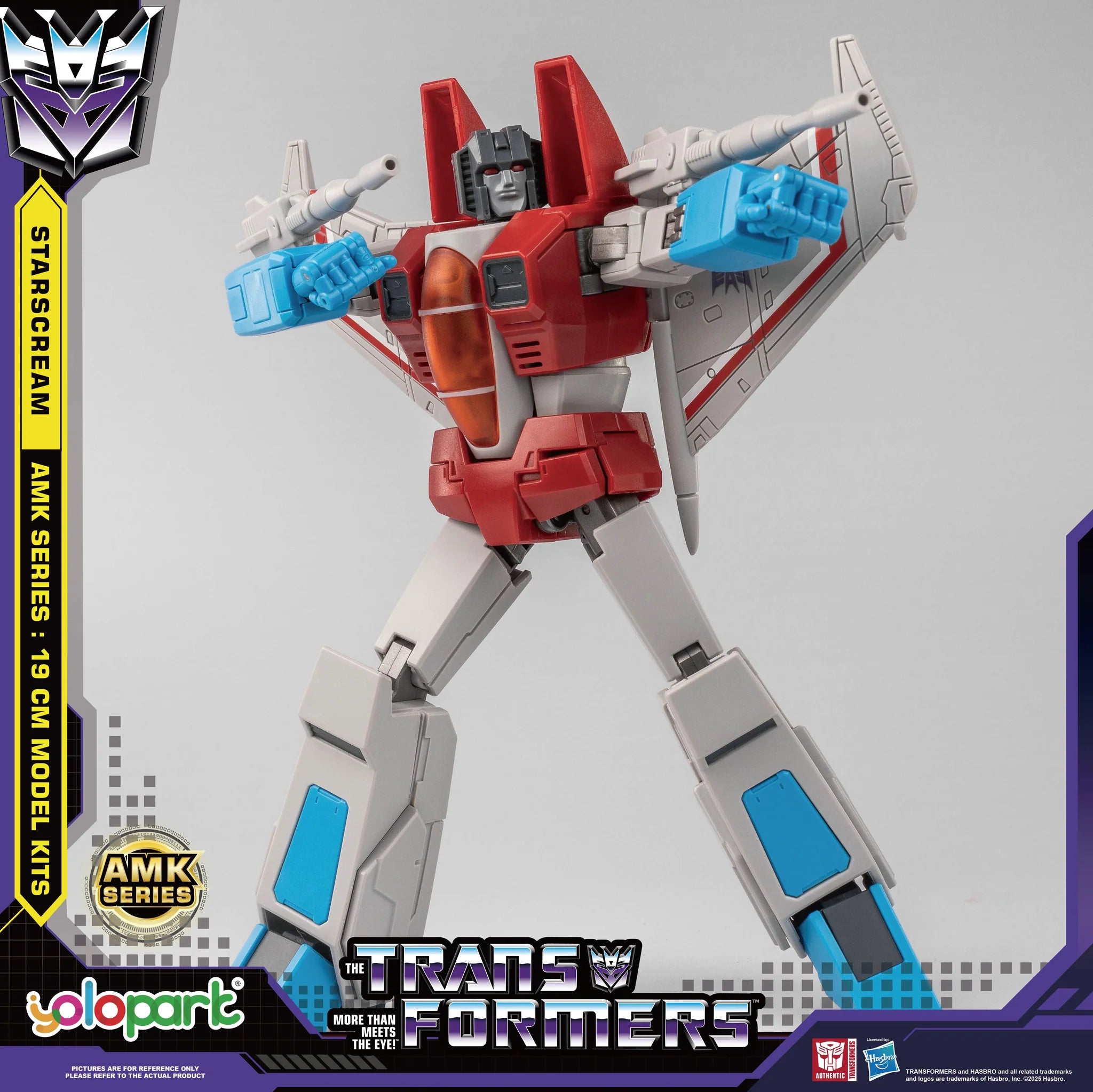 Yolopark Transformers: Generation One AMK Series 19cm Starscream Model Kit