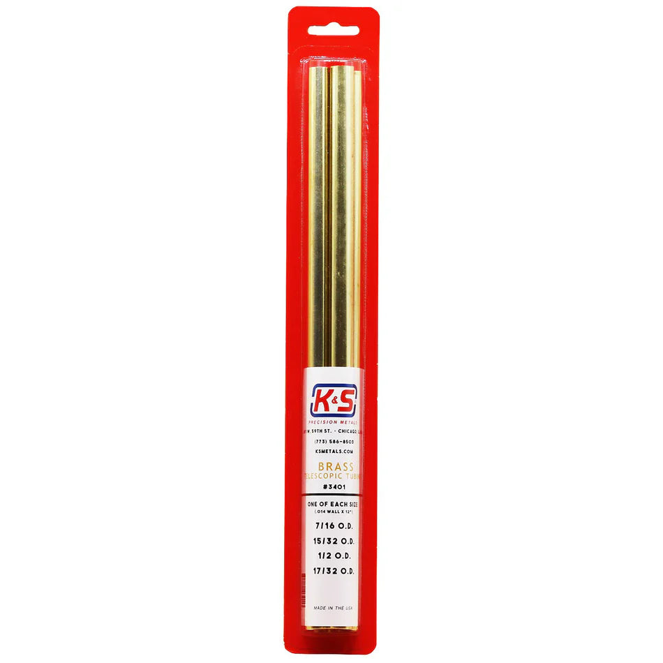Tubo de Aluminio de 0.5x.029x12"