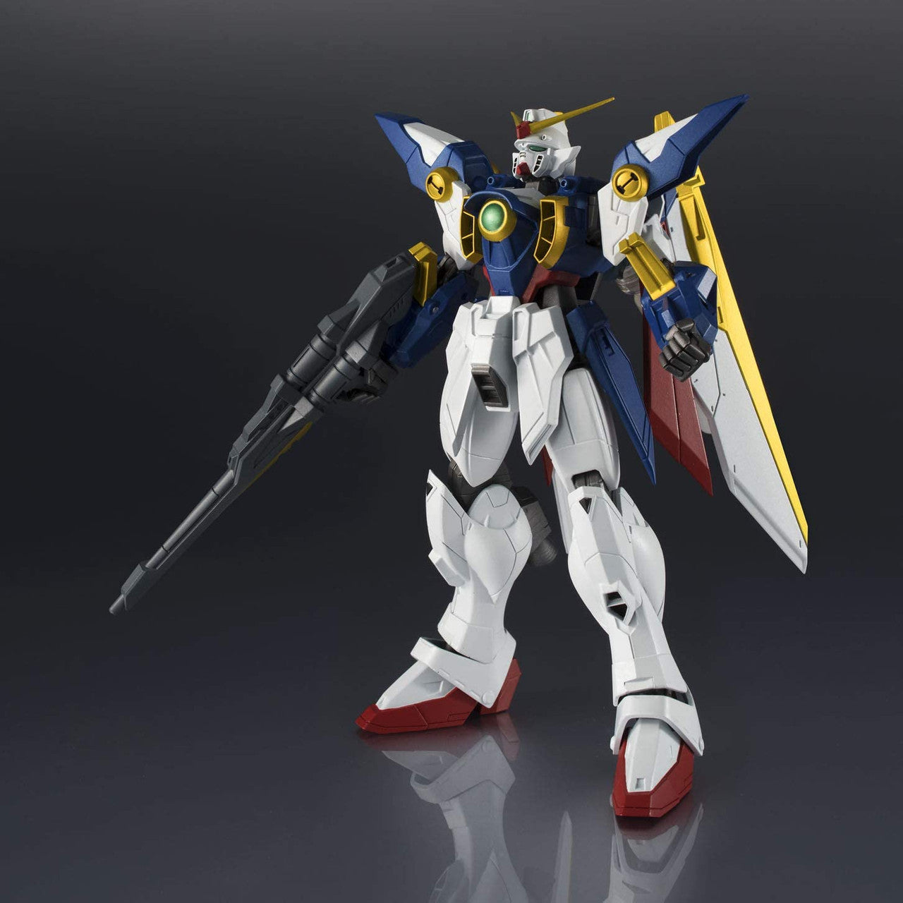Bandai x Tamashii Nations Gundam Universe Xxxg-01W Wing Gundam Mobile Suit Gundam Wing Action Figure (White)
