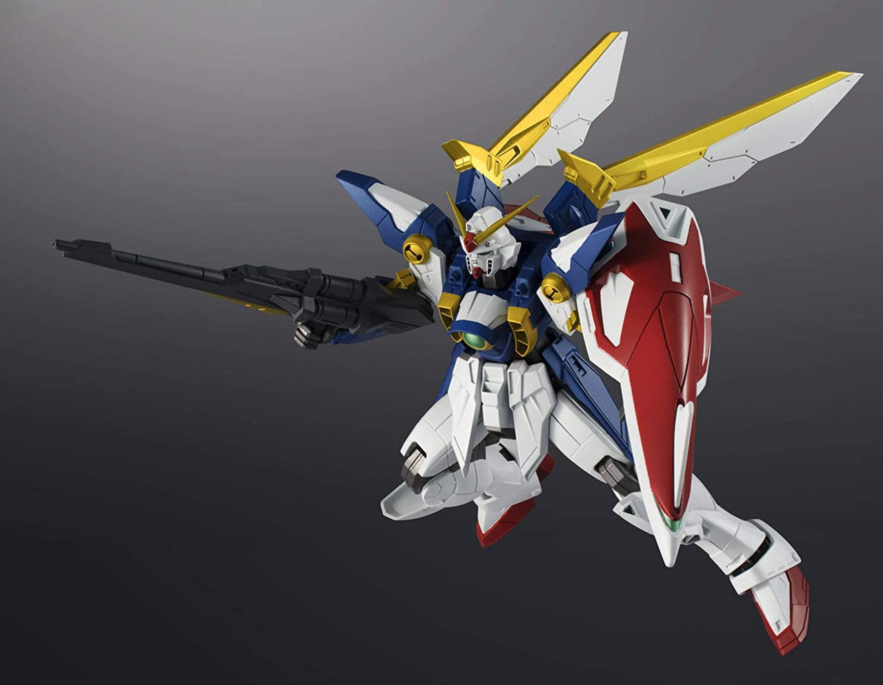 Bandai x Tamashii Nations Gundam Universe Xxxg-01W Wing Gundam Mobile Suit Gundam Wing Action Figure (White)