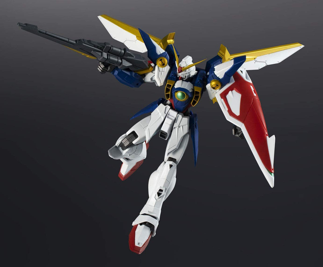 Bandai x Tamashii Nations Gundam Universe Xxxg-01W Wing Gundam Mobile Suit Gundam Wing Action Figure (White)