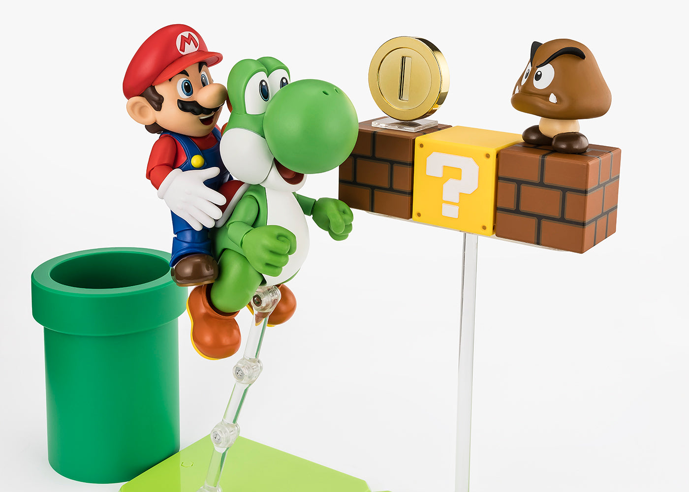 Bandai x Tamashii Nations S.H.Figuarts Super Mario Playset
