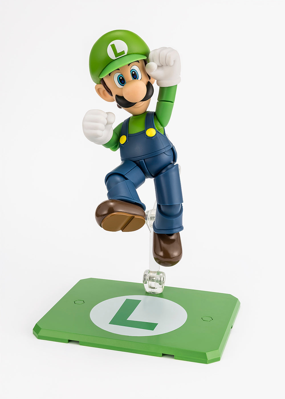 Bandai x Tamashii Nations S.H.Figuarts Luigi (Super Mario) Figurine