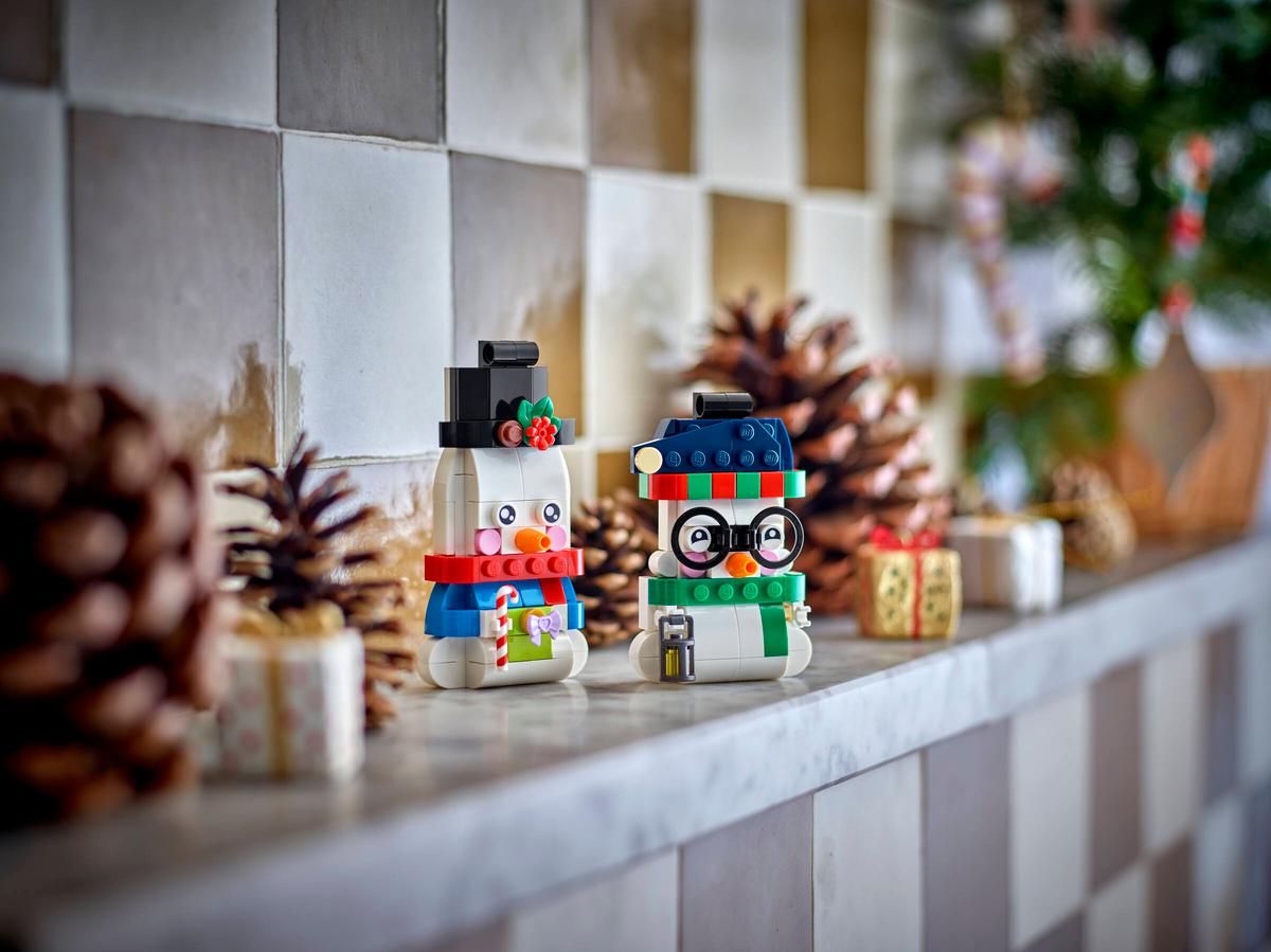 LEGO® Other: Snowman Ornaments