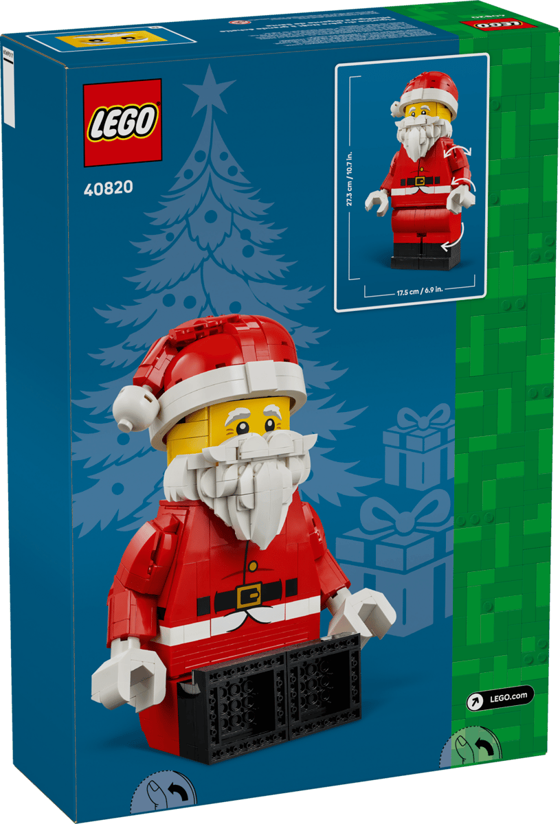 LEGO® Other: Up-Scaled Santa Minifigure