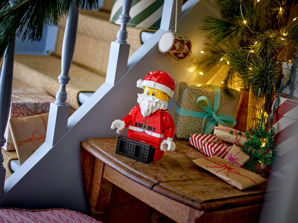 LEGO® Other: Up-Scaled Santa Minifigure
