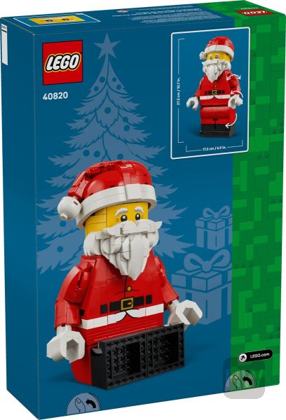 Lego Up-Scaled Santa Minifigure