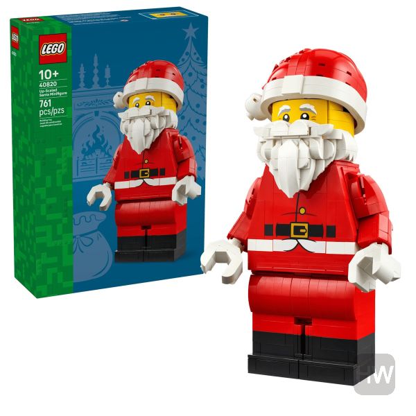 Lego Up-Scaled Santa Minifigure