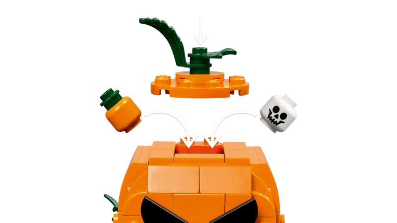 LEGO® Other: Jack-O'-Lantern Pickup Truck