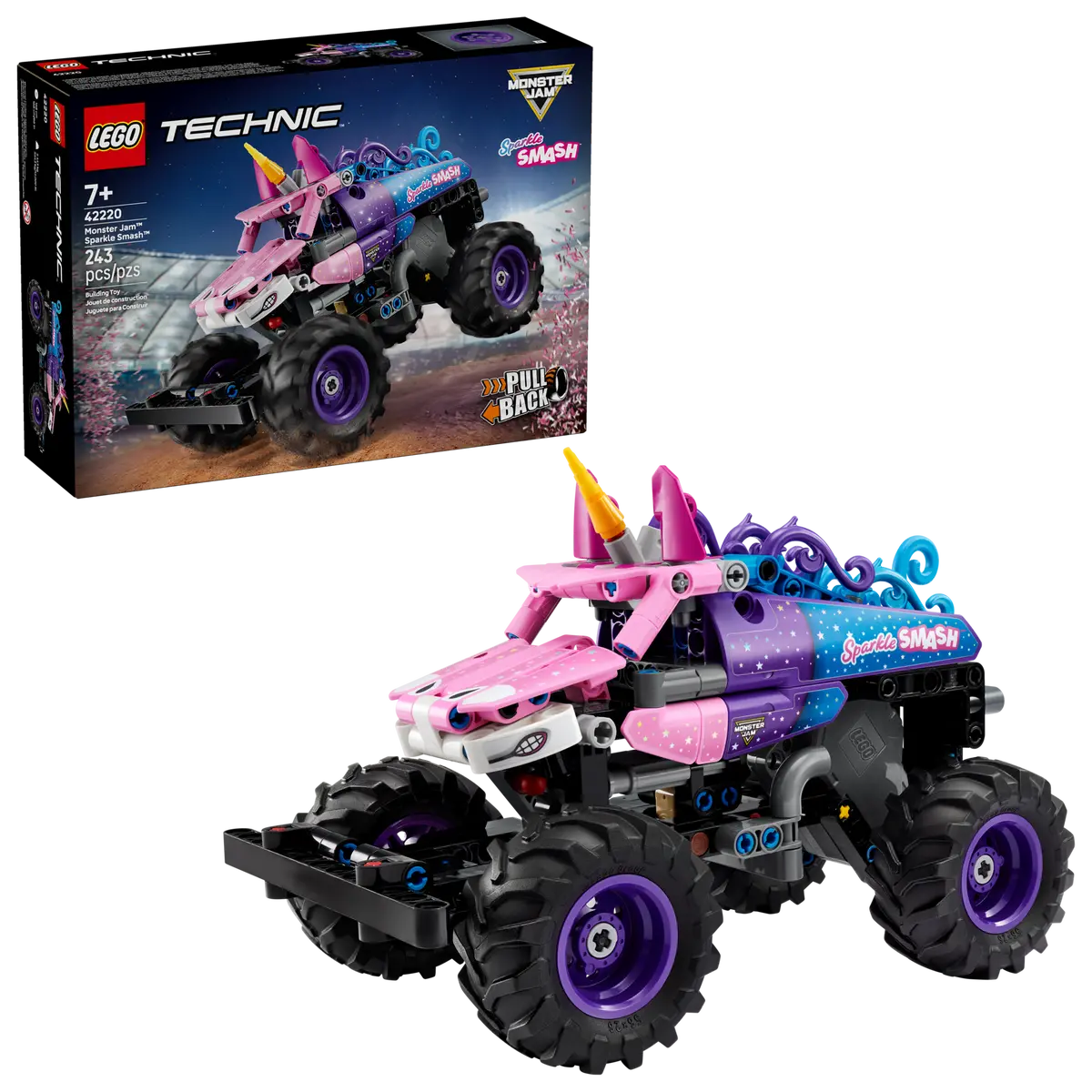 LEGO Technic: Monster Jam™ Sparkle Smash™ Pull-Back