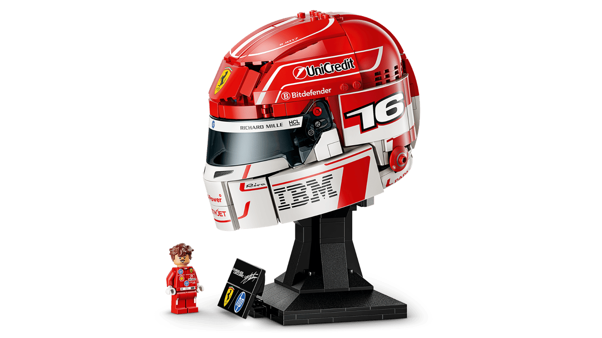 LEGO® Editions: Scuderia Ferrari HP Charles Leclerc Helmet