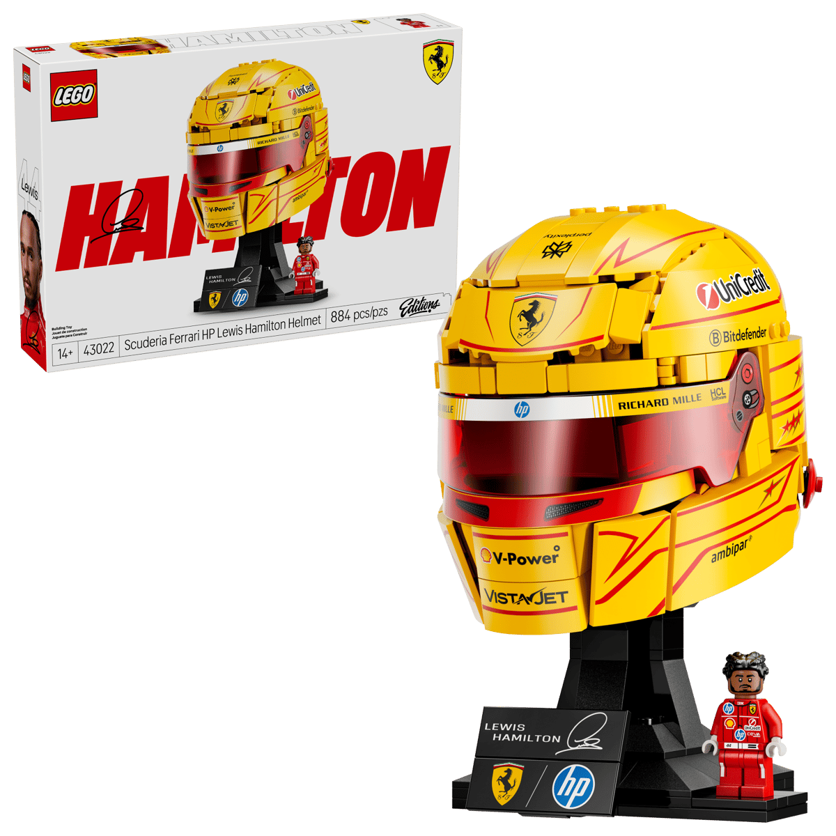 LEGO® Editions: Scuderia Ferrari HP Lewis Hamilton Helmet