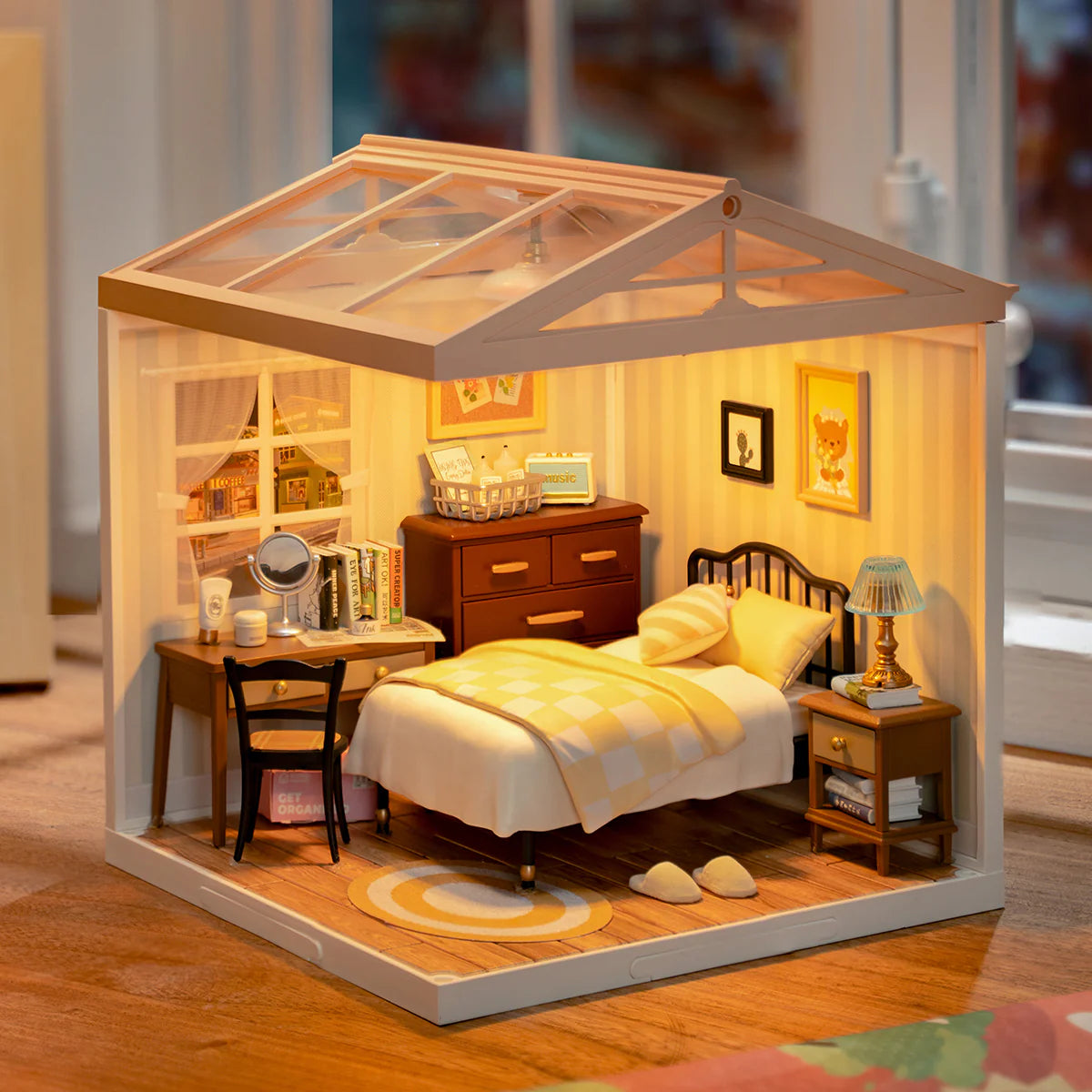 Rolife Sweet Dream Bedroom DIY Super Creator Miniature House Kit