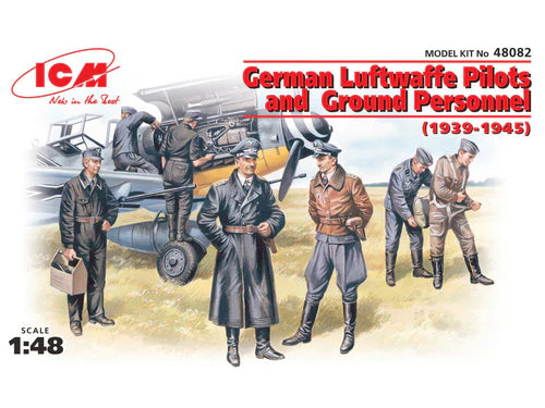 ICM Models 1/48 German Luftwaffe Pilots and Ground Personnel (1939-1945)