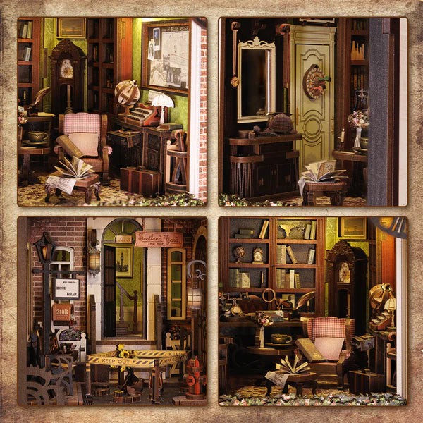 CuteBee DIY Book Nook Kit: Rose Detective Agency