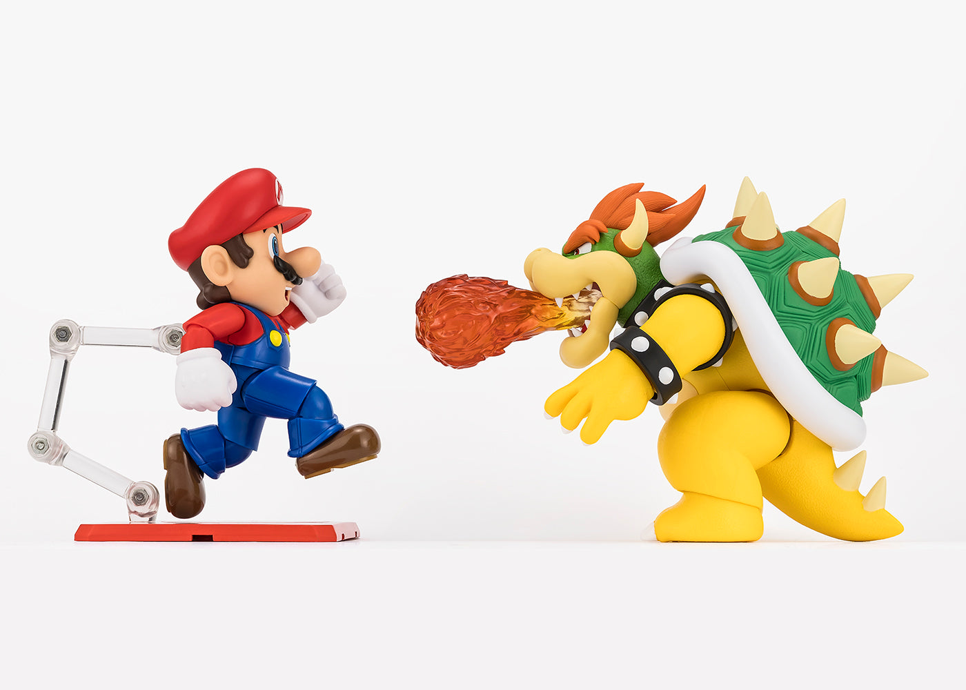 Bandai x Tamashii Nations S.H.Figuarts Bowser (Super Mario) Figurine