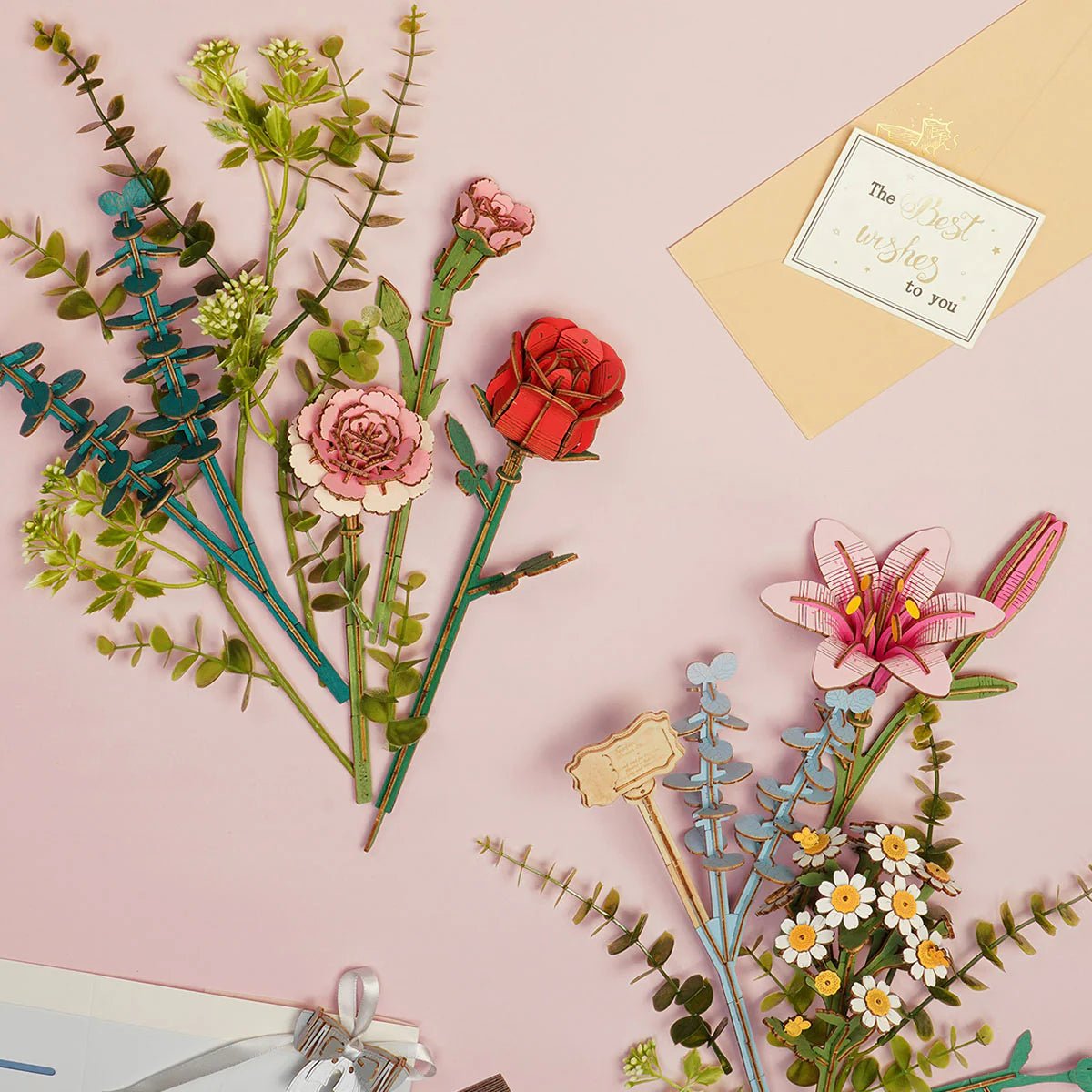 Rowood Wooden Flower Basket DIY