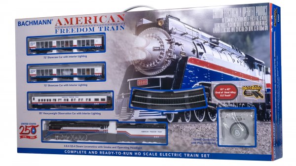 Bachmann HO Set- American Freedom Train 50th Anniversary (Limited Edition Train Set)