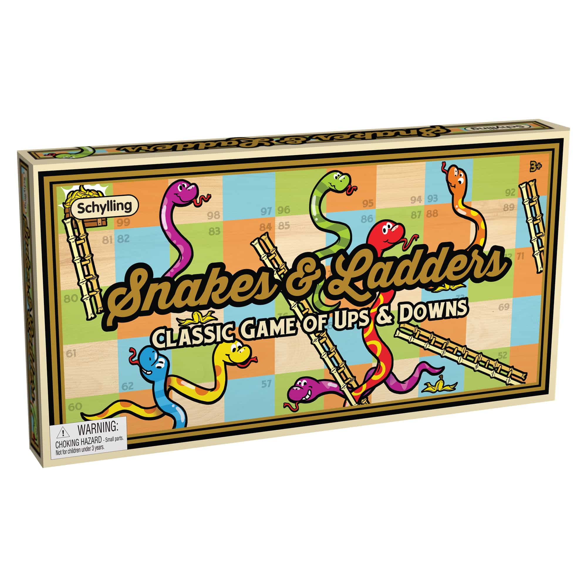 Schylling Snakes & Ladders Board Game