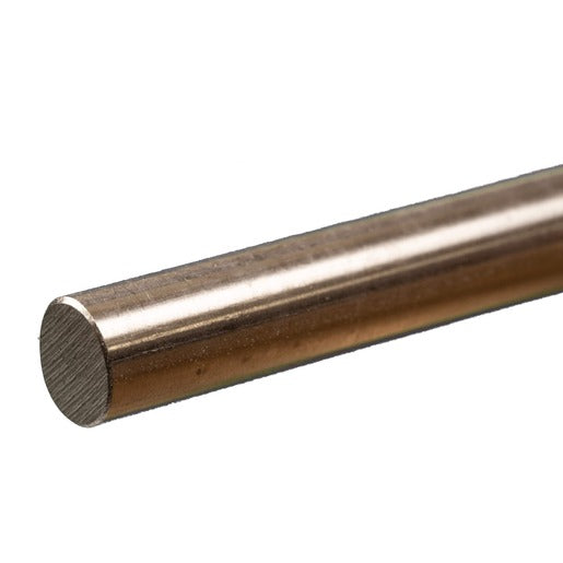 K&S Metals 3/8" OD 12" Round Stainless Steel Rod (1)