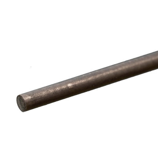 K&S Metals 3/16" OD 12" Round Stainless Steel Rod (1)