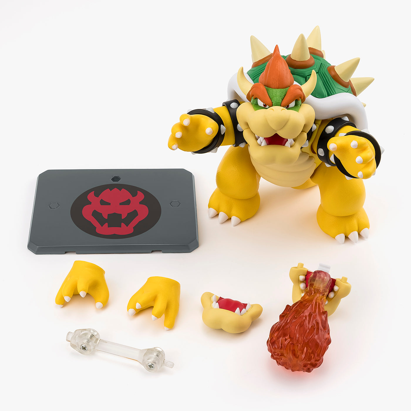 Bandai x Tamashii Nations S.H.Figuarts Bowser (Super Mario) Figurine
