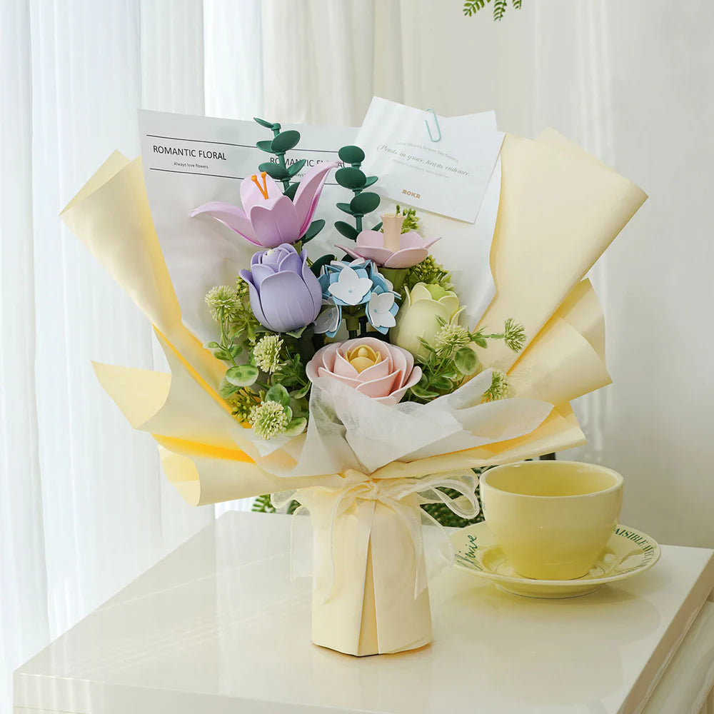 ROKR Spring Time Bouquet DIY 3D Puzzle Kit