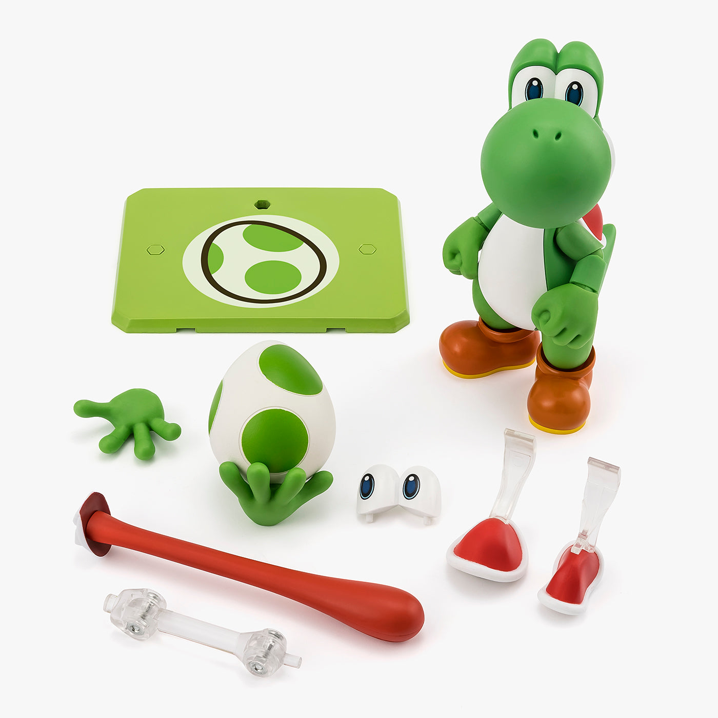 Bandai x Tamashii Nations S.H.Figuarts Yoshi (Super Mario) Figurine
