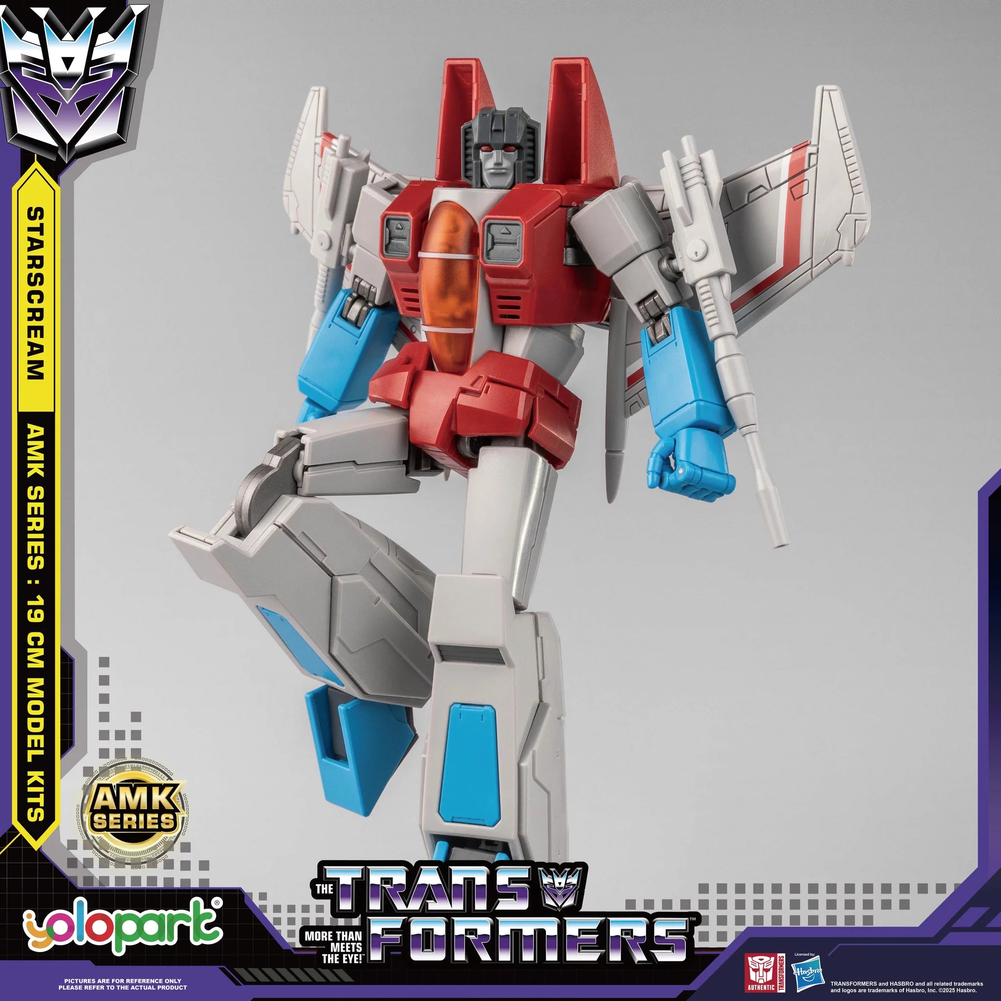 Yolopark Transformers: Generation One AMK Series 19cm Starscream Model Kit