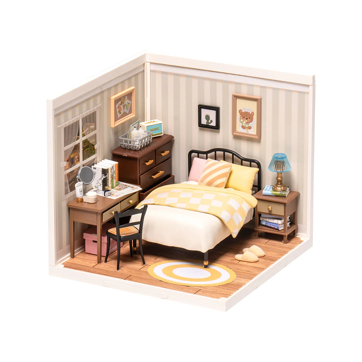 Rolife Sweet Dream Bedroom DIY Super Creator Miniature House Kit