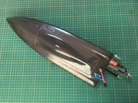 Oxidean Marine MINI-DOM Carbon Fiber Self Righting Mono ARTR RC Boat