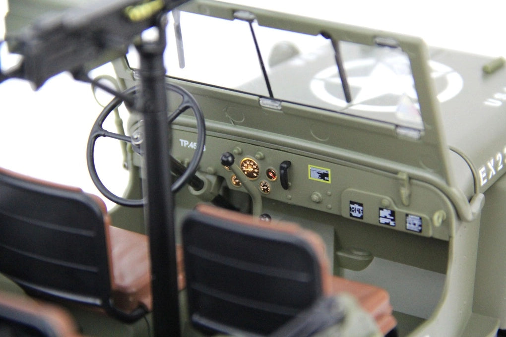 Heng Guan US Military Green 1/14 Scale RTR Jeep