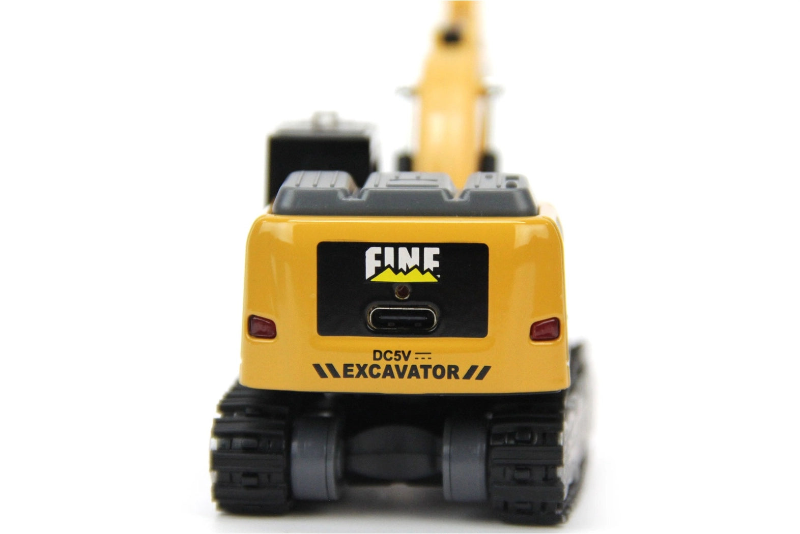 Heng Guan Yellow 1/64 Scale RTR Micro Excavator