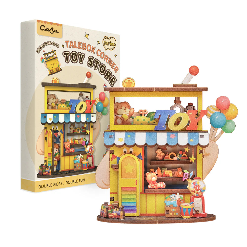 CuteBee Mini DIY House: TaleBox Corner Toy Store