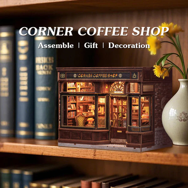 CuteBee DIY City Walk Series: Corner Coffee Shop