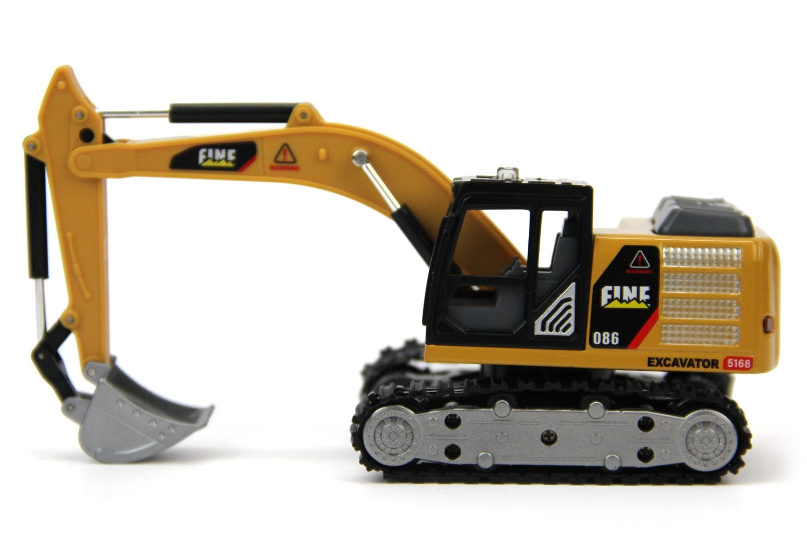 Heng Guan Yellow 1/64 Scale RTR Micro Excavator