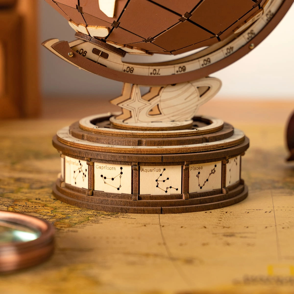Rolife Global Wonders 3D Wooden Puzzle Kit