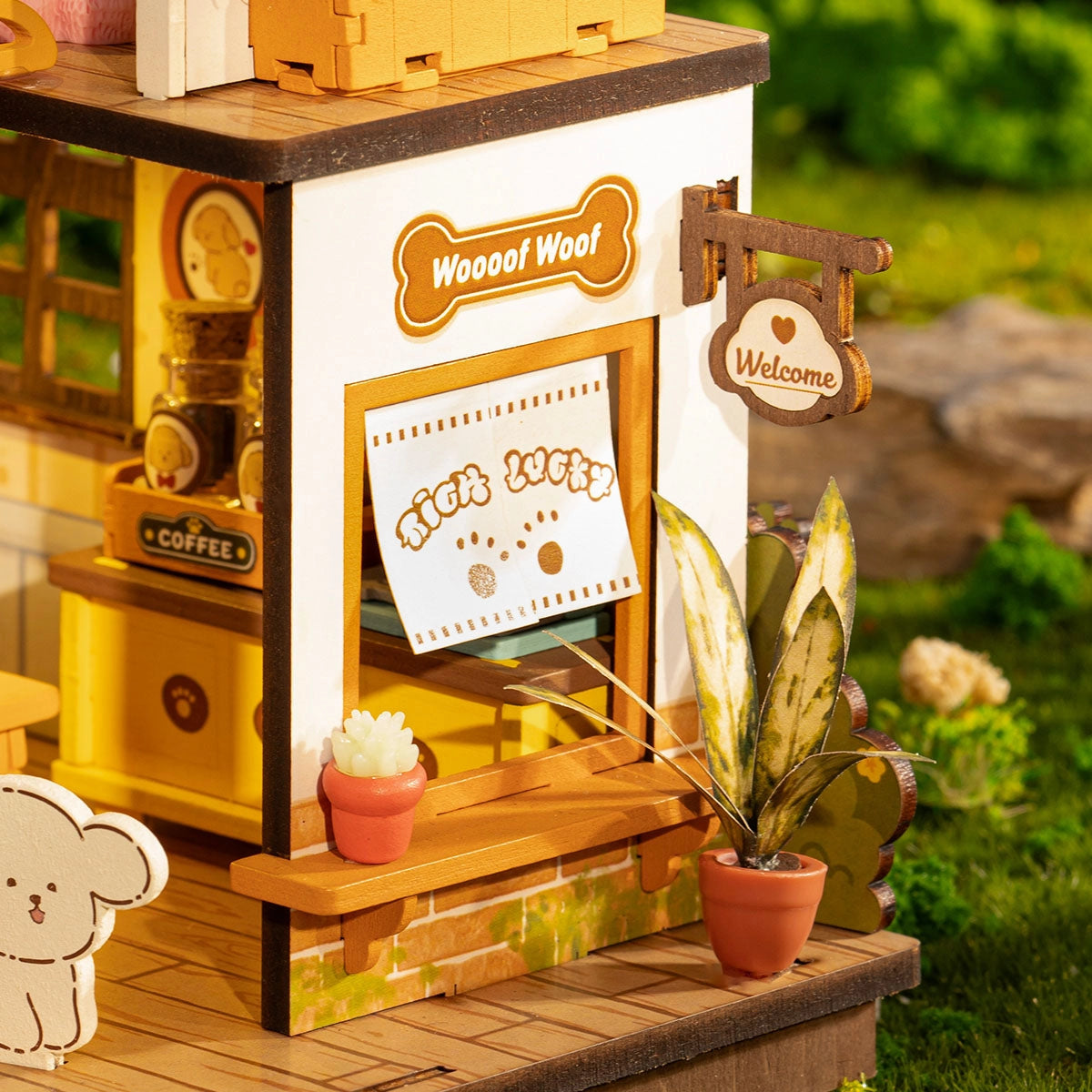 Rolife Puppy's Cozy Villa DIY Miniature House Kit
