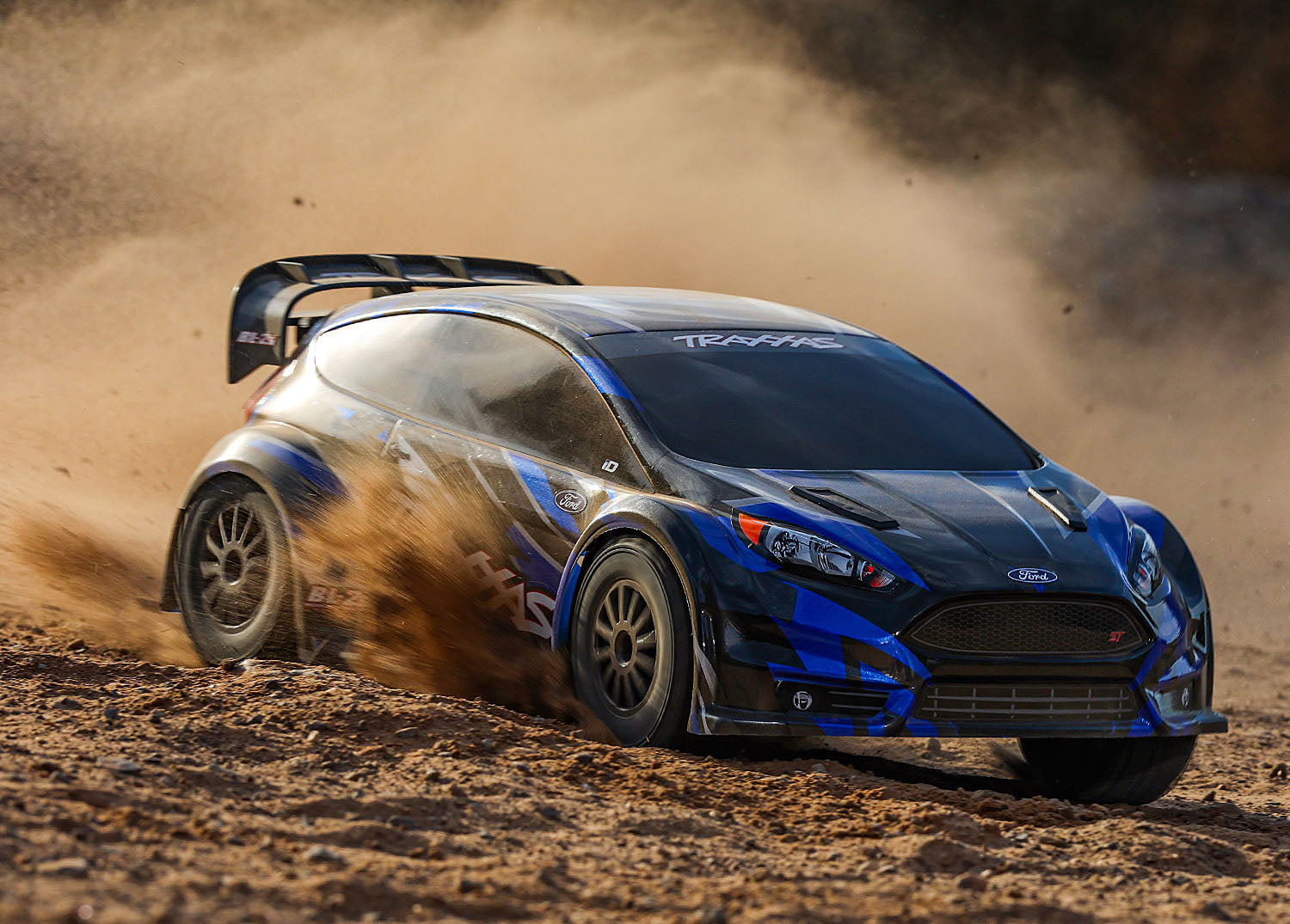 Ford® Fiesta® ST Rally Brushless: 1/10 Scale Electric Rally Racer with TQ™ 2.4GHz Radio System