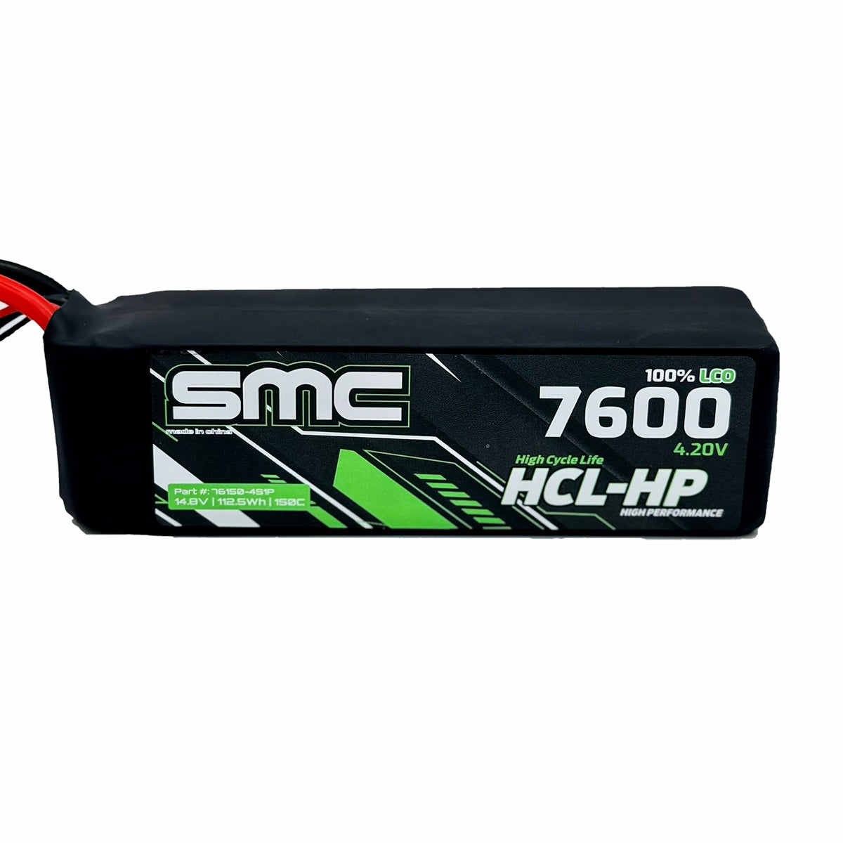 SMC HCL-HP 14.8V 7600mAh 150C G10 Protection Plates