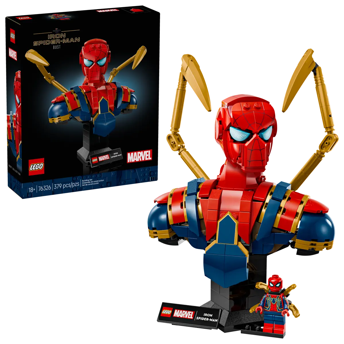 LEGO® Marvel: Iron Spider-Man Bust
