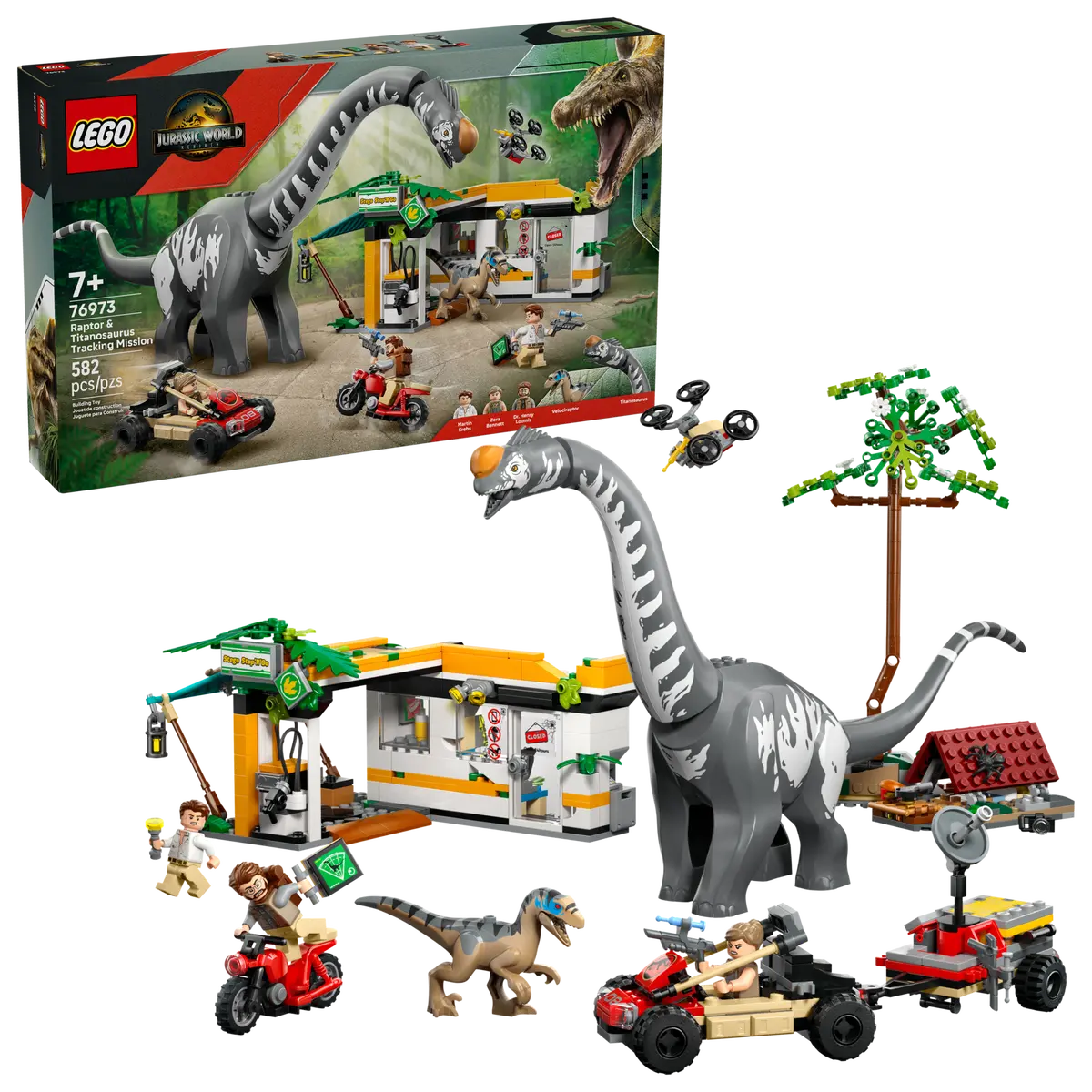 LEGO® Jurassic World: Raptor & Titanosaurus Tracking Mission