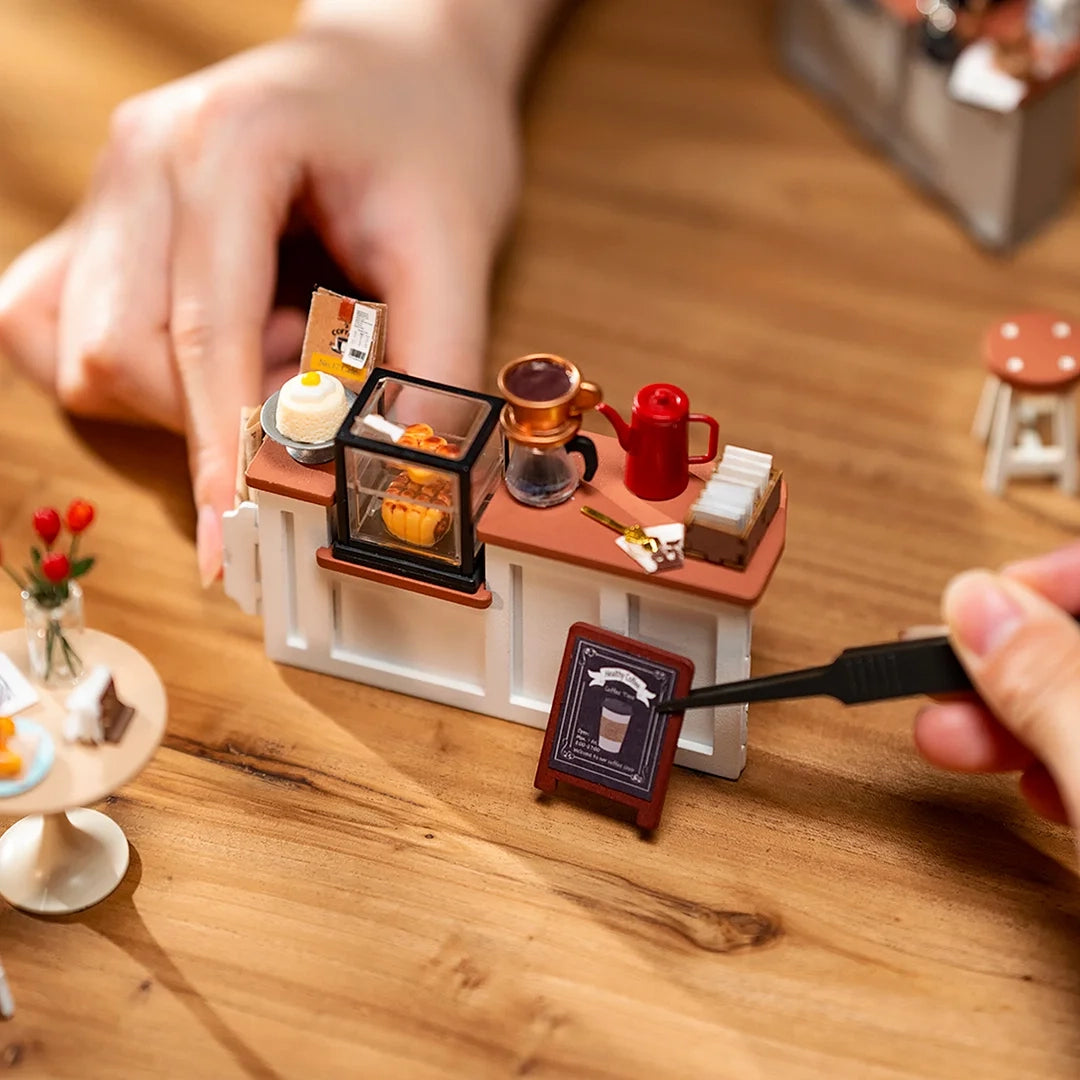 Rolife Slow Life Cafe DIY Miniature House Kit