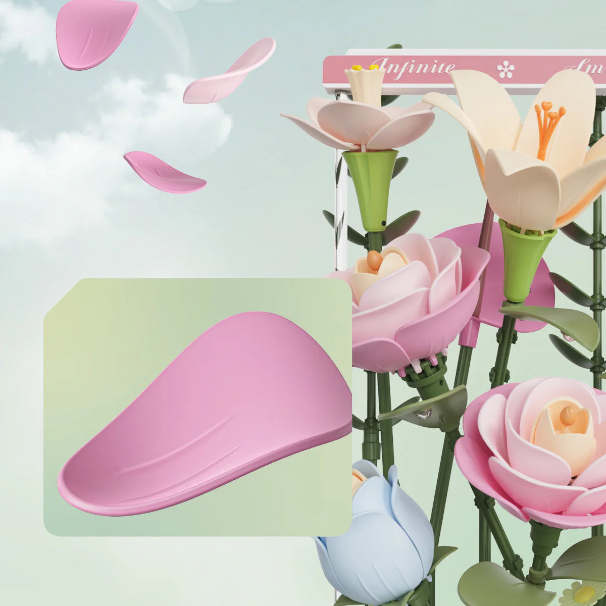 ROKR Blooming Bouquet Box DIY 3D Puzzle