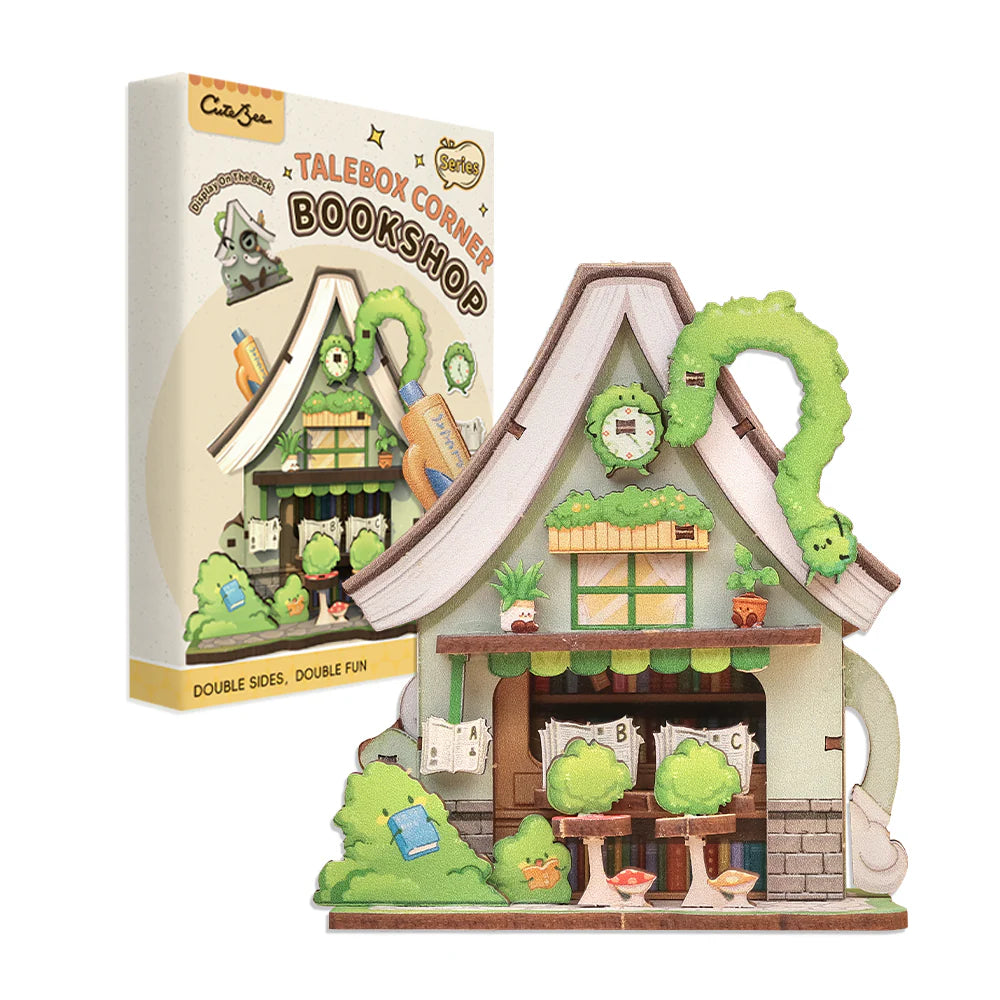 CuteBee Mini DIY House: TaleBox Corner Bookshop