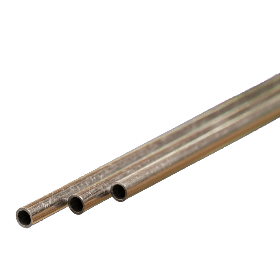 Tubo de Aluminio de 0.5x.029x12"