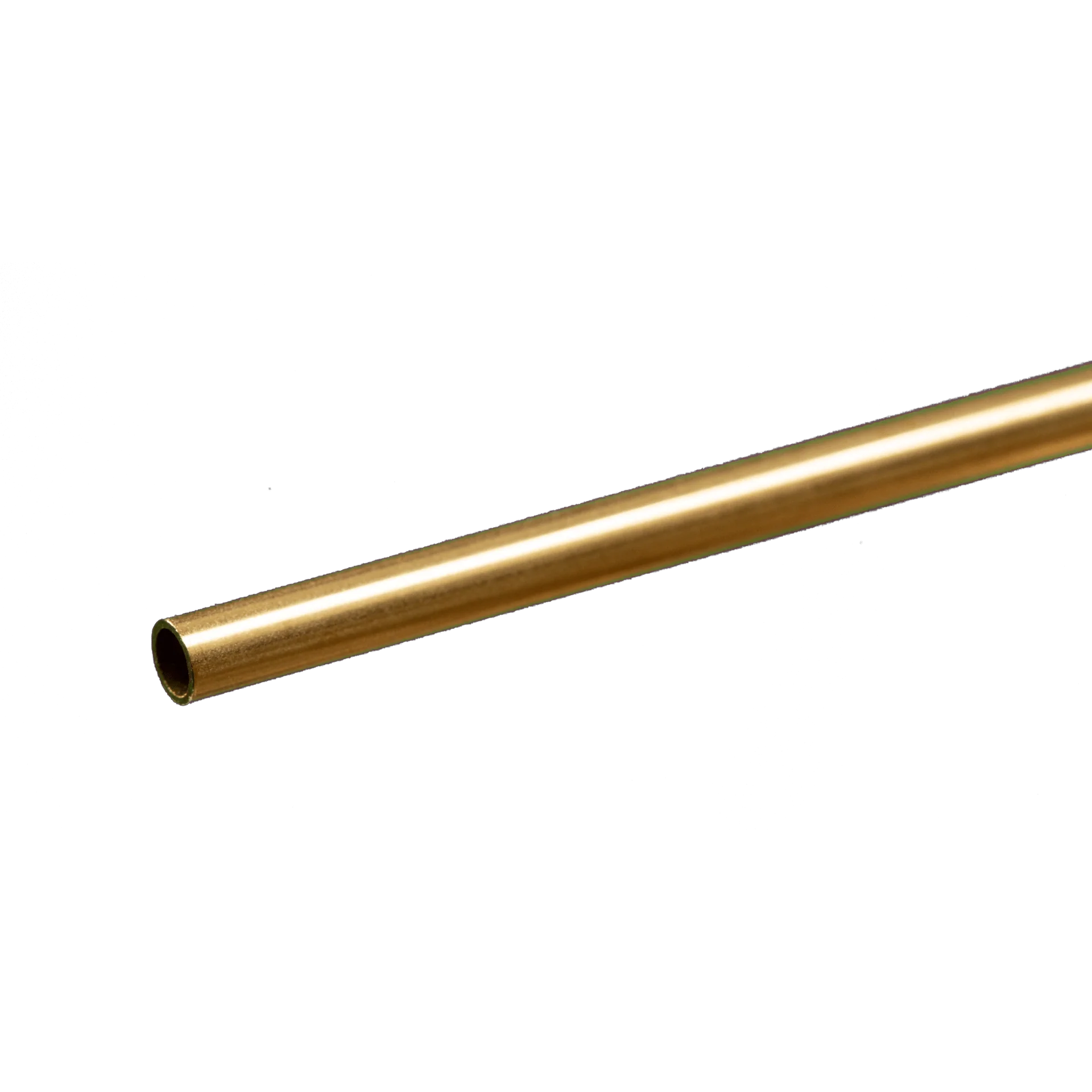 K&S Metals 5/32" OD 0.014" x 12" Round Brass Tube (1)