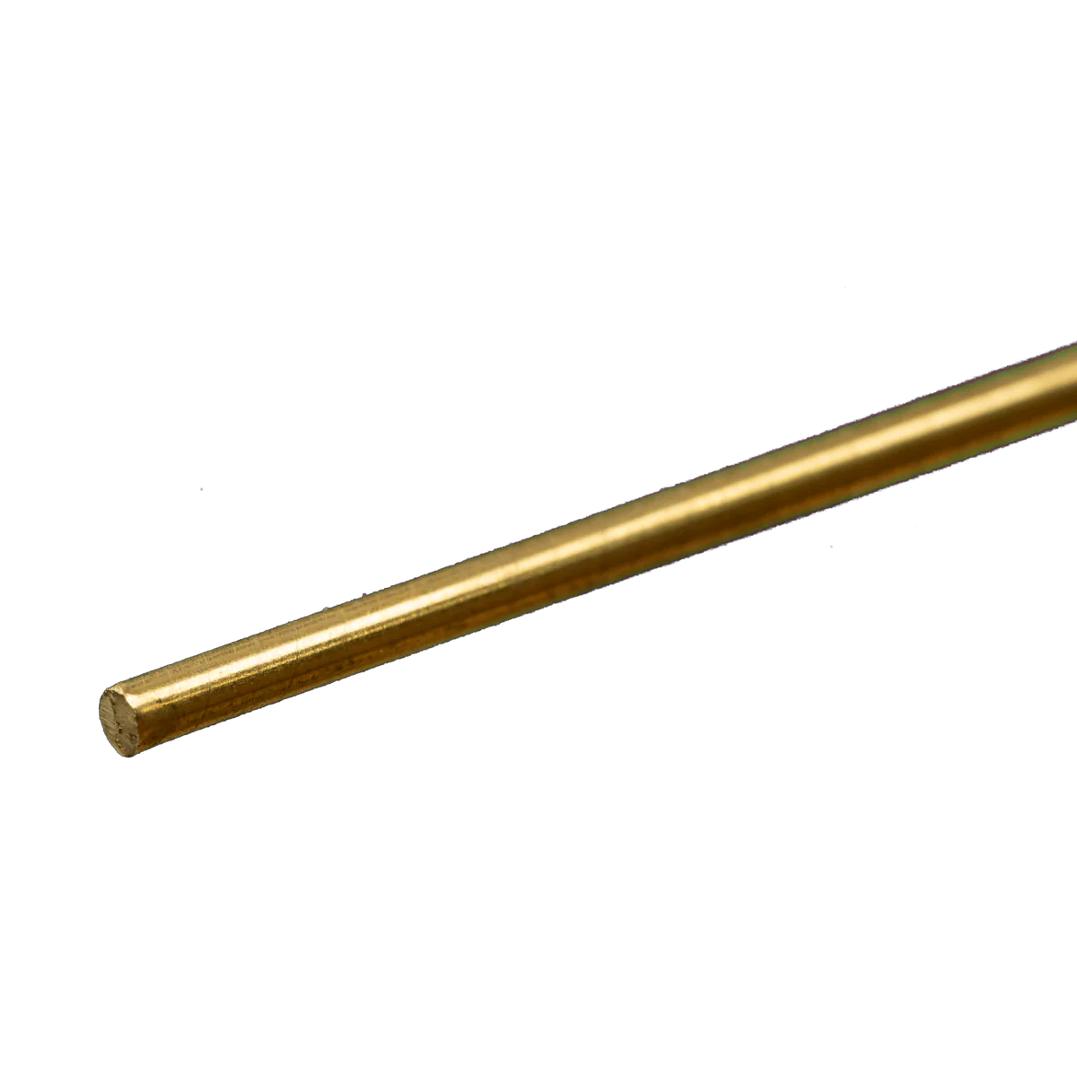 K&S Metals 3/32" OD x 12" Round Brass Rod (1)
