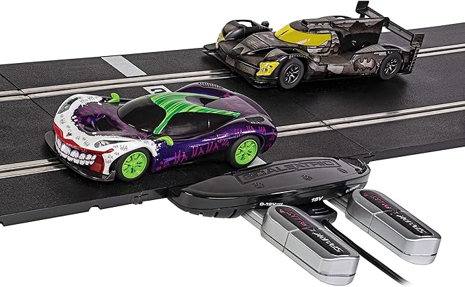 Scalextric Batman vs Joker 1:32 Spark Plug Slot Car Race Track Set