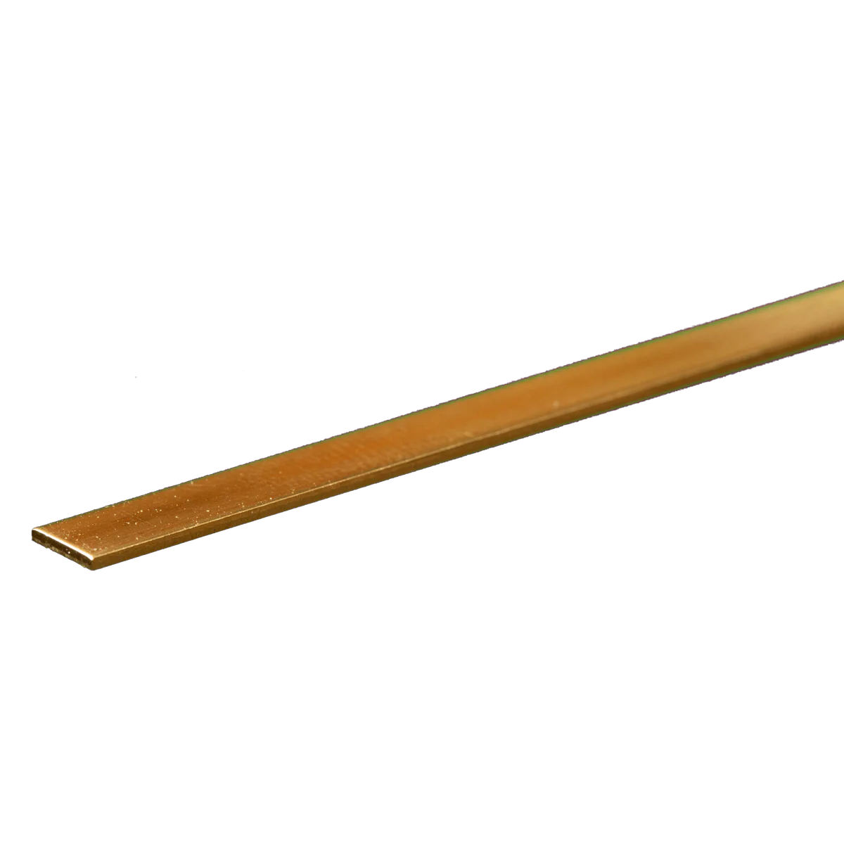 K&S Metals 0.032" x 1/4" x 12" Brass Strip (1)